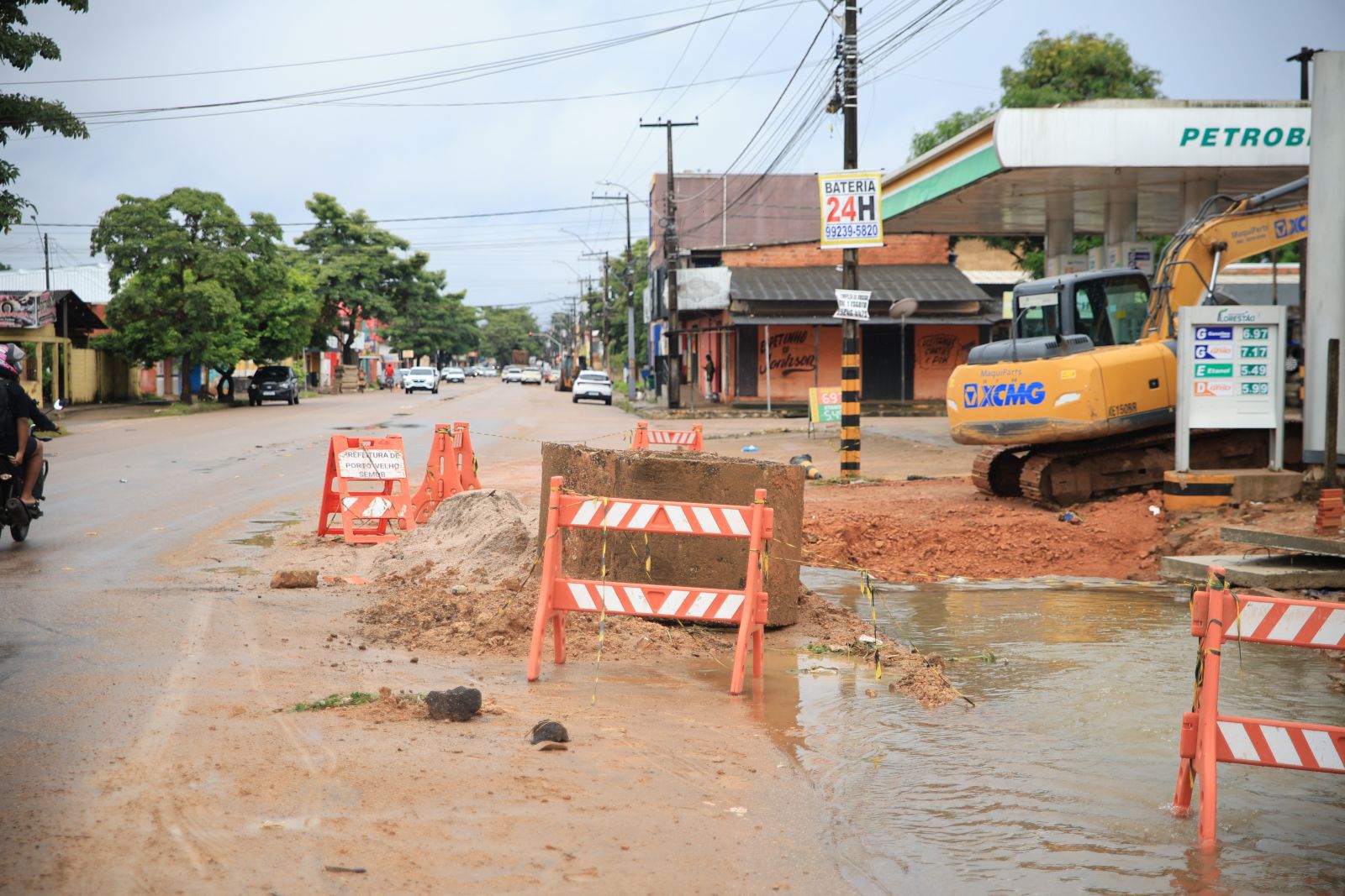 Drenagem da cidade funciona como um sistema