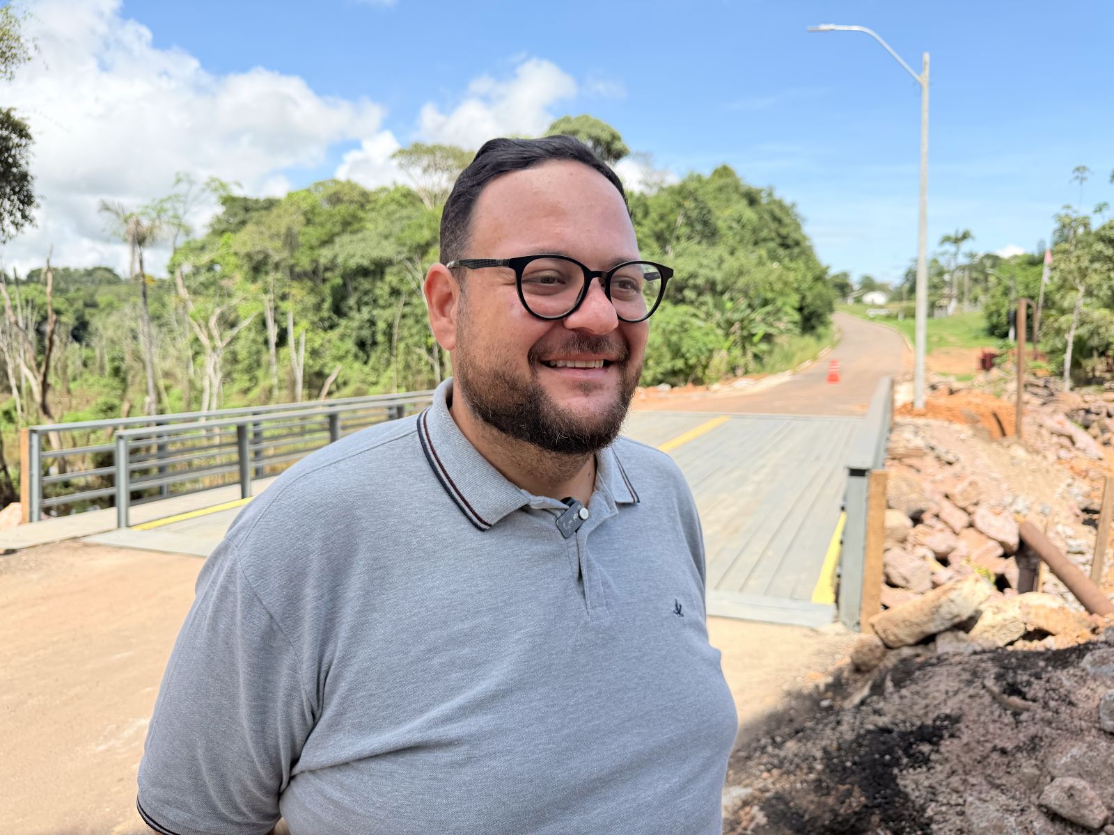 Thiago Cantanhede disse a estrutura foi liberada após avaliação técnica